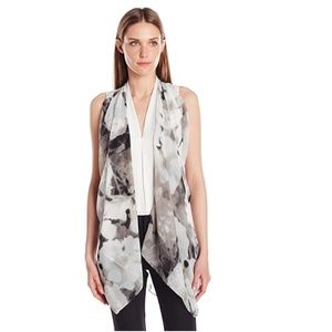 Glassy Floral Convertible Scarf/Vest